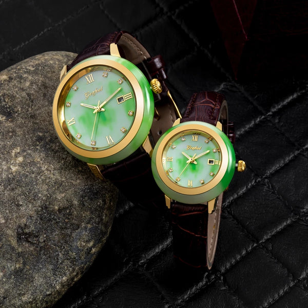 RELOJ DE MONGOLIAN JADE PARA HOMBRES - curacionholistica