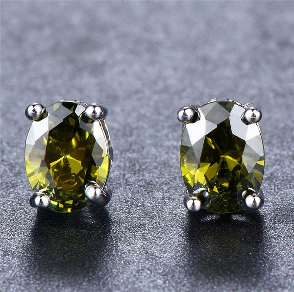 Pendientes de Peridoto en plata. - curacionholistica