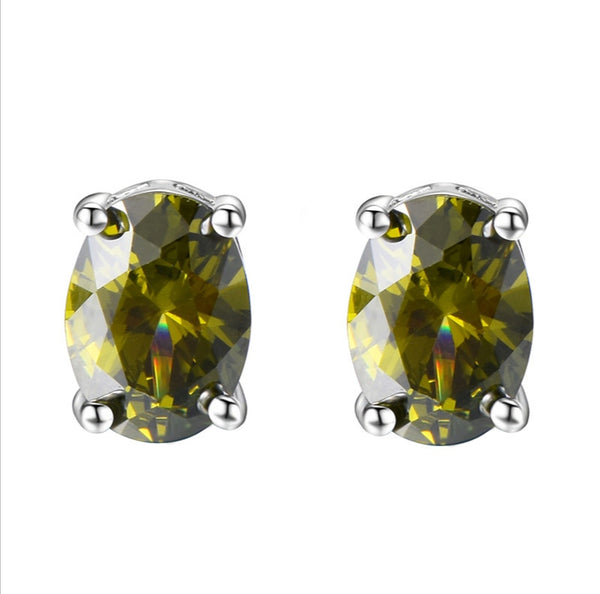 Pendientes de Peridoto en plata. - curacionholistica